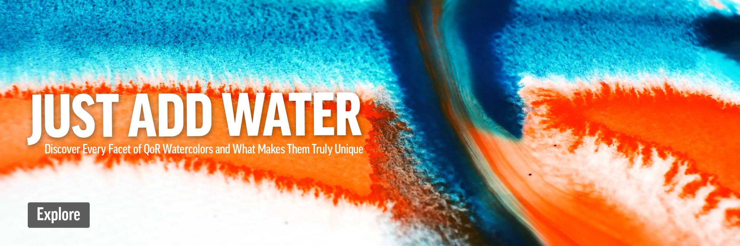 Learn about everything watercolor and what makes QoR so unique.